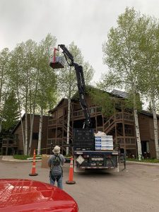 image of roof installation - Skyline Roofing & Solar