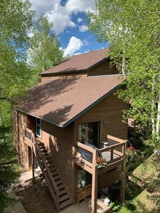 image of a finished roof in Snowmass Colorado - Skyline Roofing & Solar