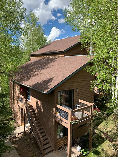 image of a finished roof in Snowmass Colorado
