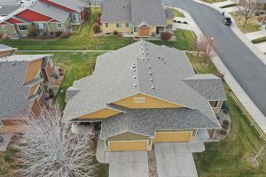 image of a new roof built in The Villas - Skyline Roofing & Solar